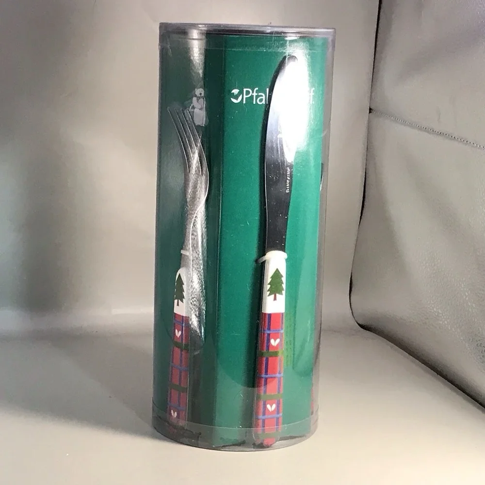 Pfaltzgraff The Show Bird Collection Stainless Steel Flatware 20 Piece Set‎ NEW